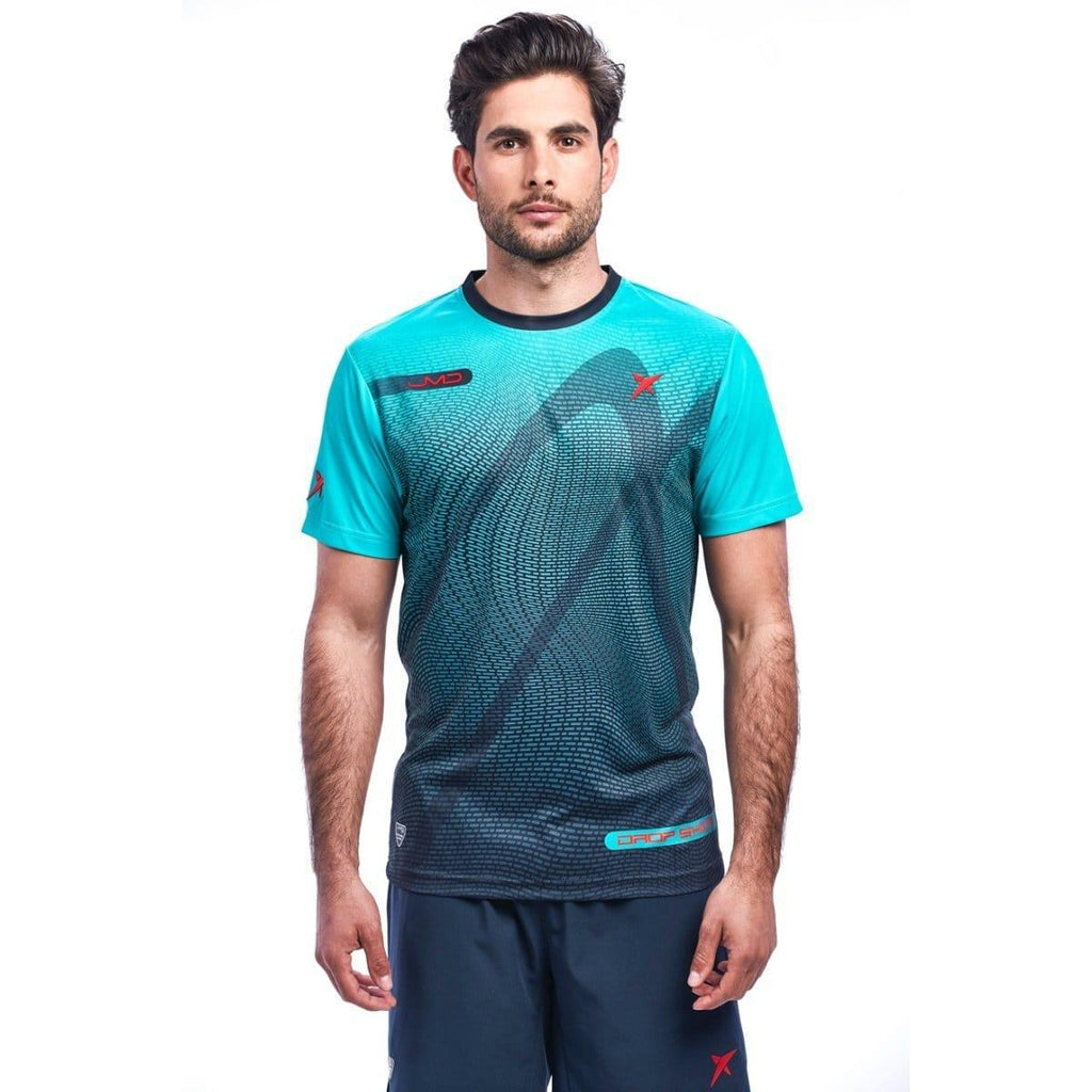 Mylar T-Shirt Green-DropShot UK-2021, Beach tennis, Clothing, Hockey, Menswear, Padel, Pickleball