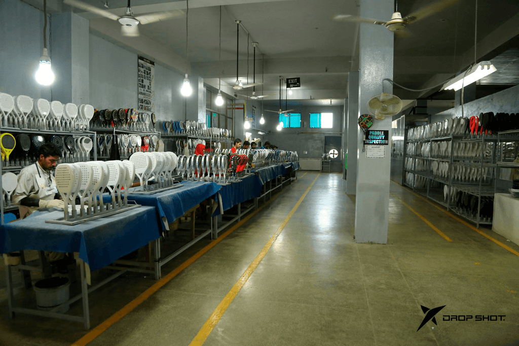 We opened a new factory to produce 6,500 rackets per day!-DropShot UK